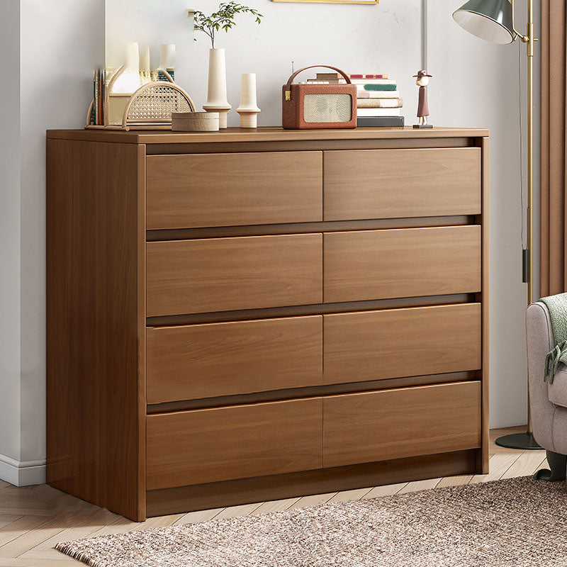 16" D Storage Chest Modern Wood Storage Chest in White and Brown