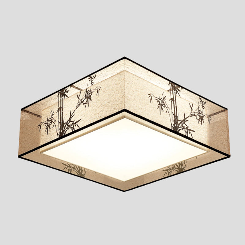 Multi Lights Ceiling Light Fabric Ceiling Mount Light for Dining Room