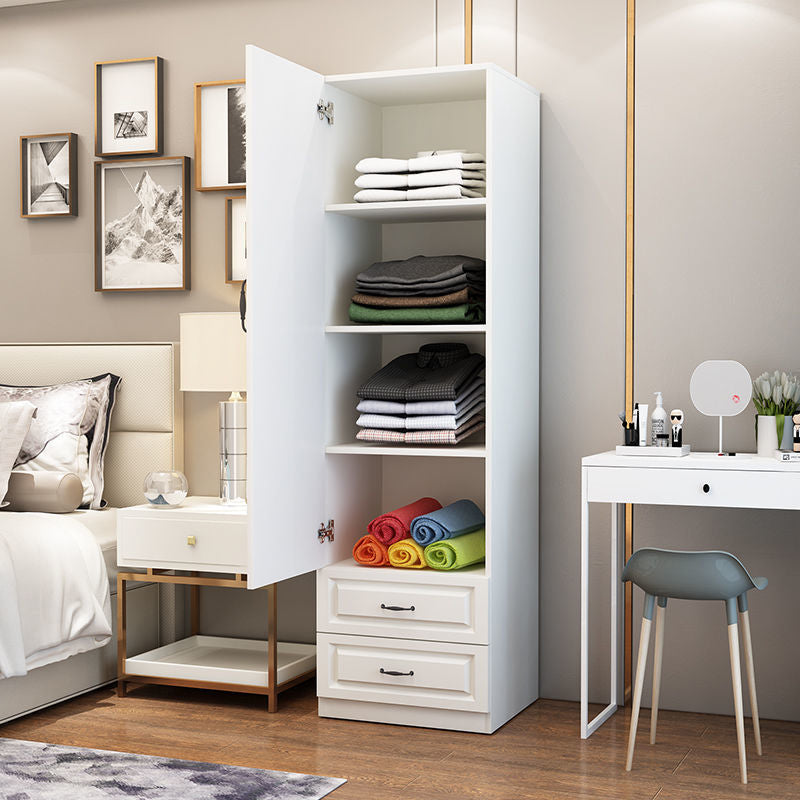Hinged Wardrobe Closet Non-Hanging Wardrobe Armoire for Bedroom