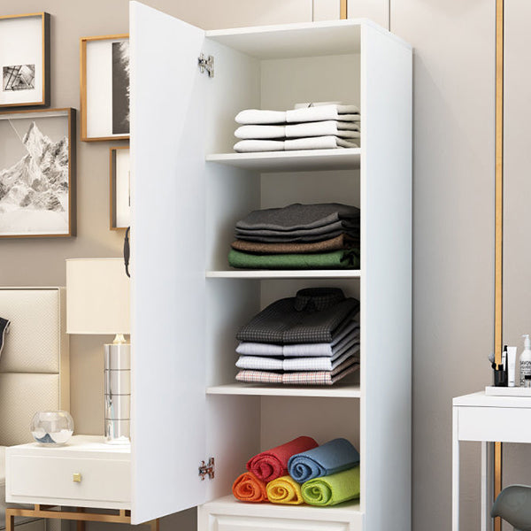 Hinged Wardrobe Closet Non-Hanging Wardrobe Armoire for Bedroom