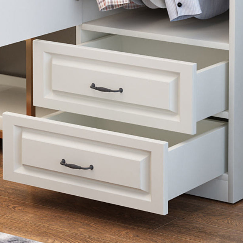 Hinged Wardrobe Closet Non-Hanging Wardrobe Armoire for Bedroom