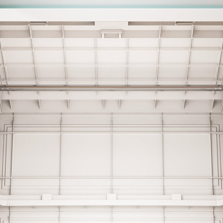 Plastic Matte Finish Storage Cabinet Contemporary Hinged Door Cabinet