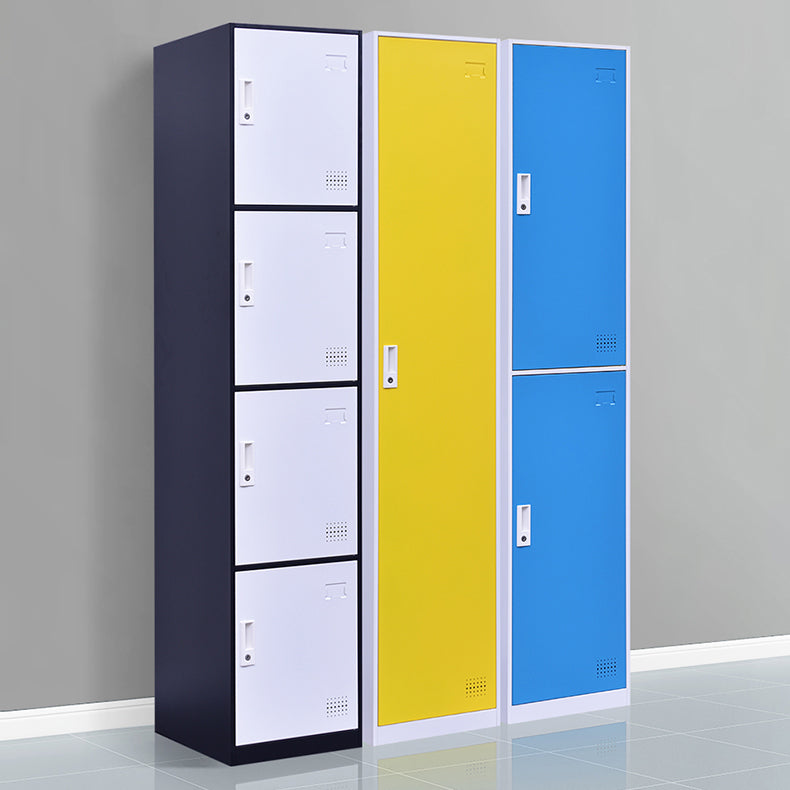 Non-Hanging Storage Cabinet Contemporary Steel Wardrobe Armoire