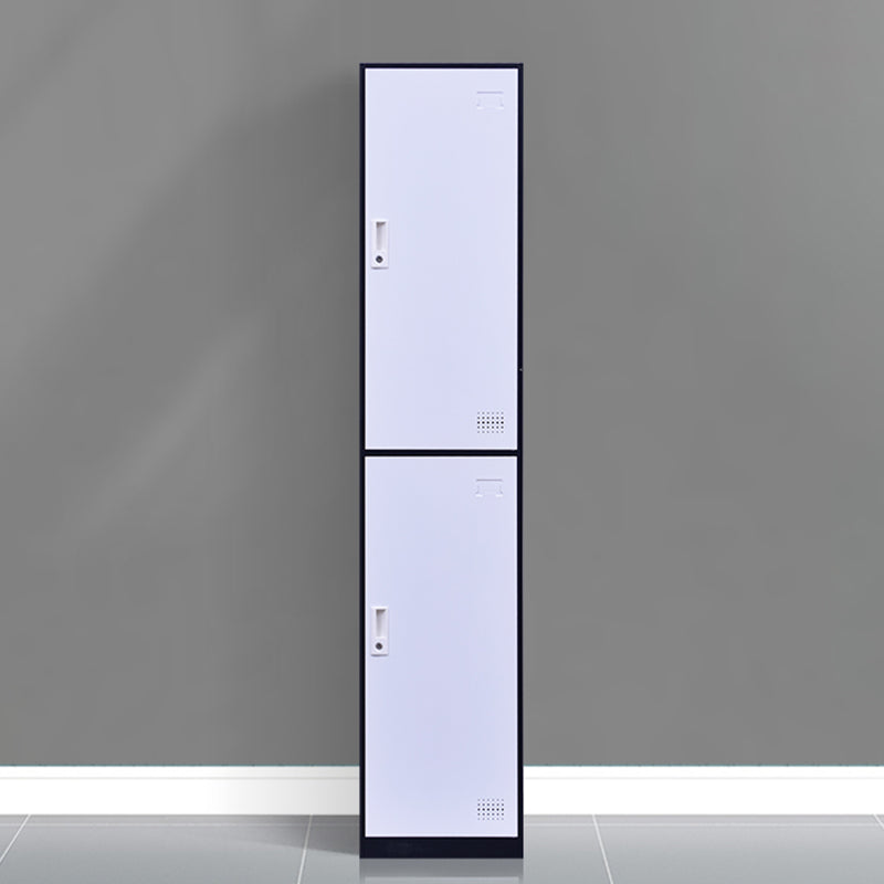 Non-Hanging Storage Cabinet Contemporary Steel Wardrobe Armoire