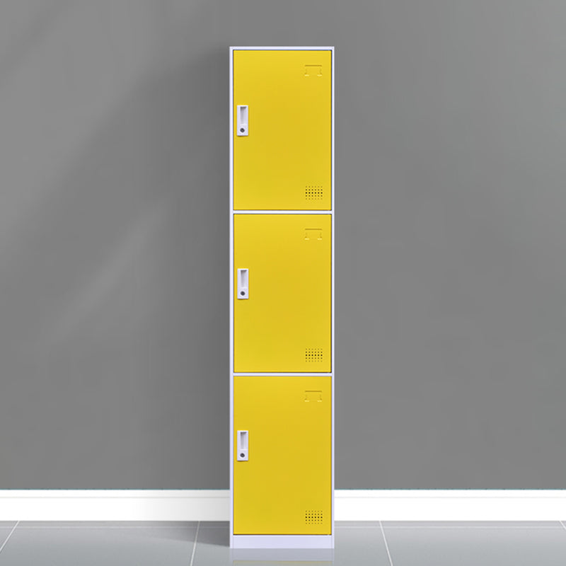 Non-Hanging Storage Cabinet Contemporary Steel Wardrobe Armoire