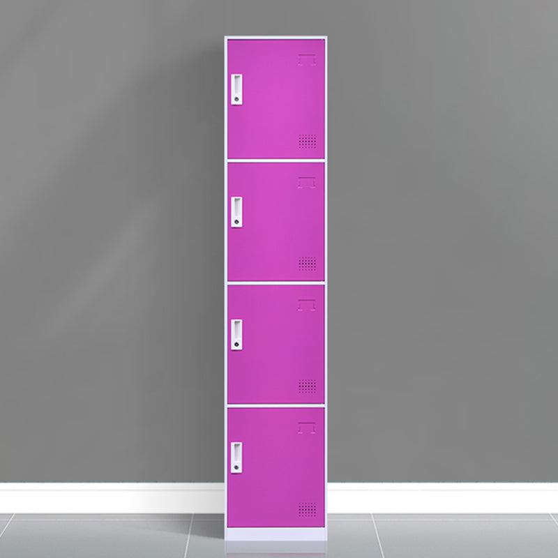 Non-Hanging Storage Cabinet Contemporary Steel Wardrobe Armoire