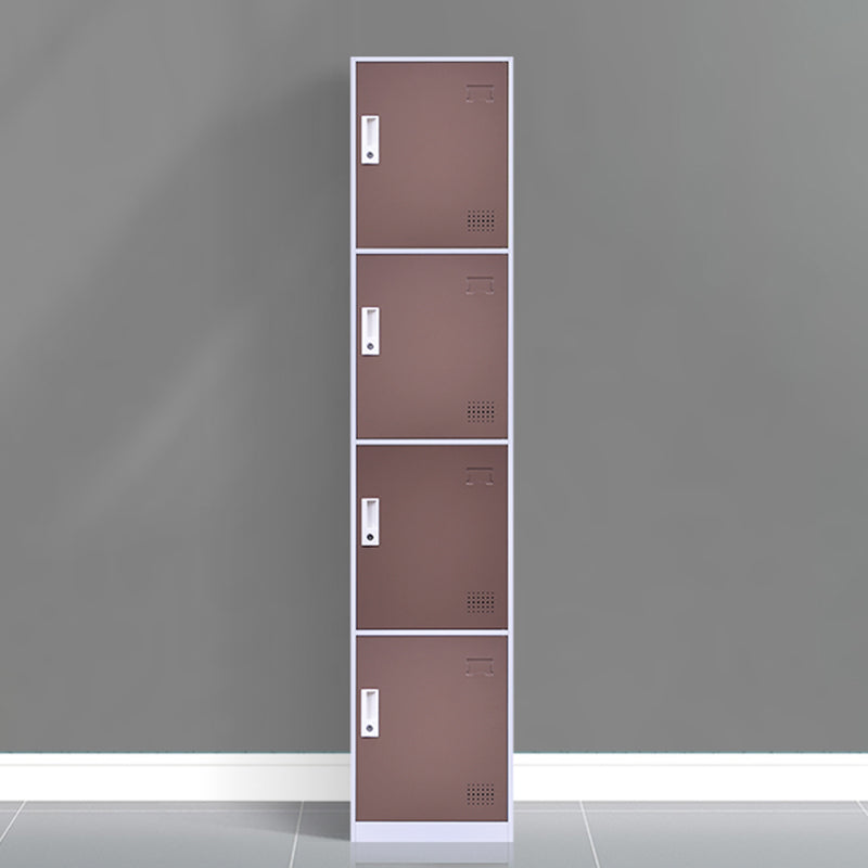 Non-Hanging Storage Cabinet Contemporary Steel Wardrobe Armoire