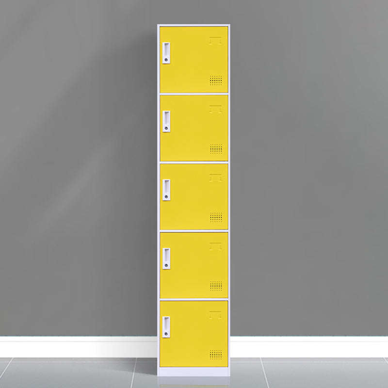 Non-Hanging Storage Cabinet Contemporary Steel Wardrobe Armoire