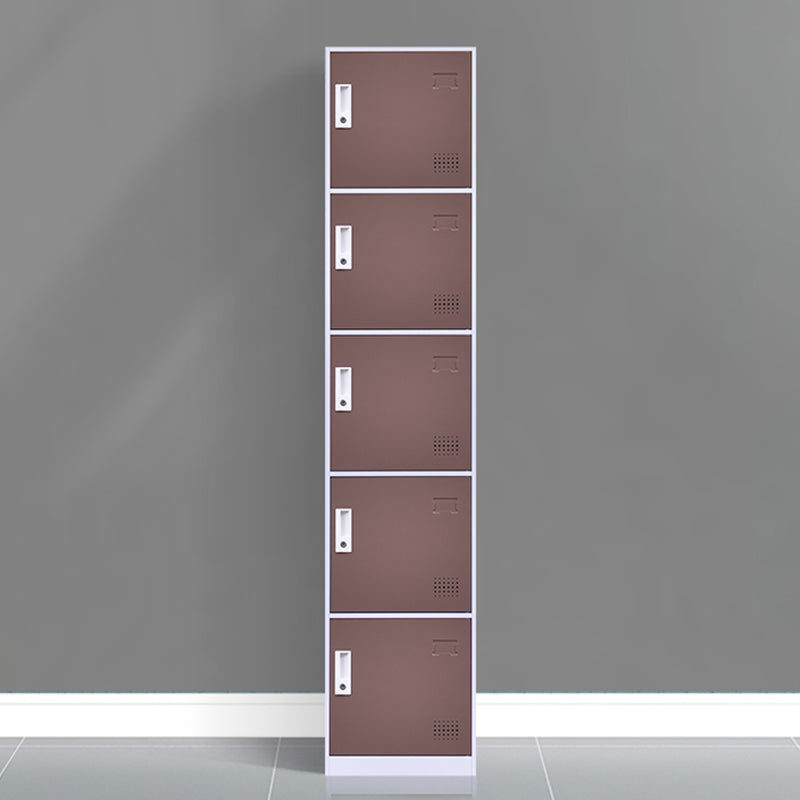 Non-Hanging Storage Cabinet Contemporary Steel Wardrobe Armoire