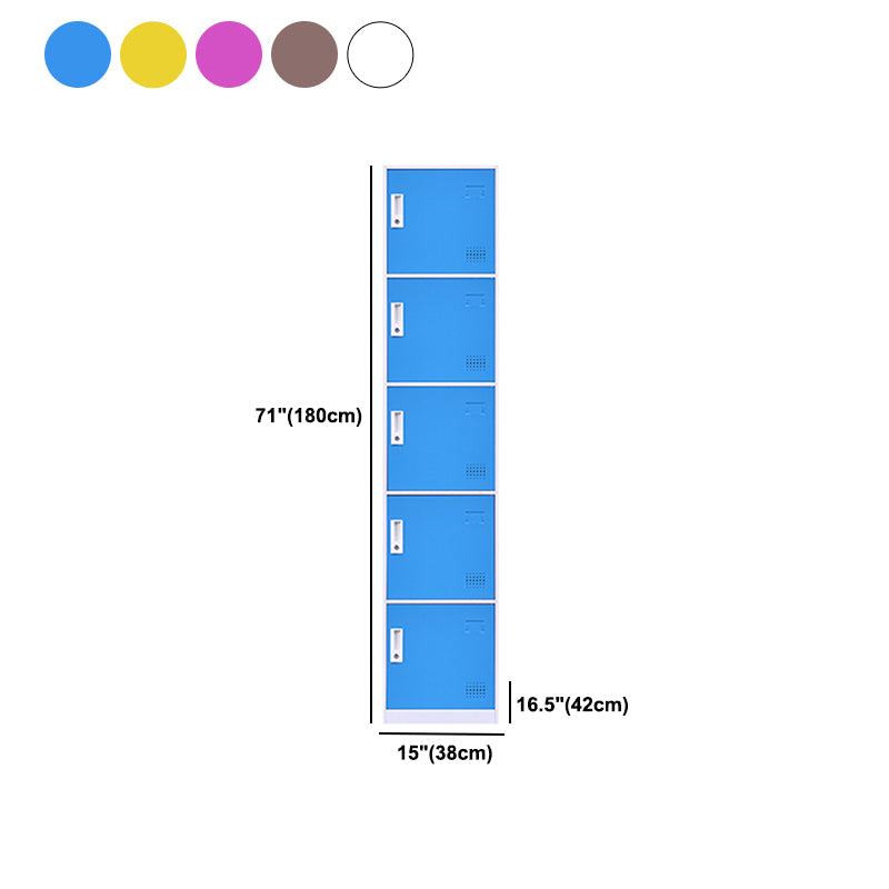 Non-Hanging Storage Cabinet Contemporary Steel Wardrobe Armoire