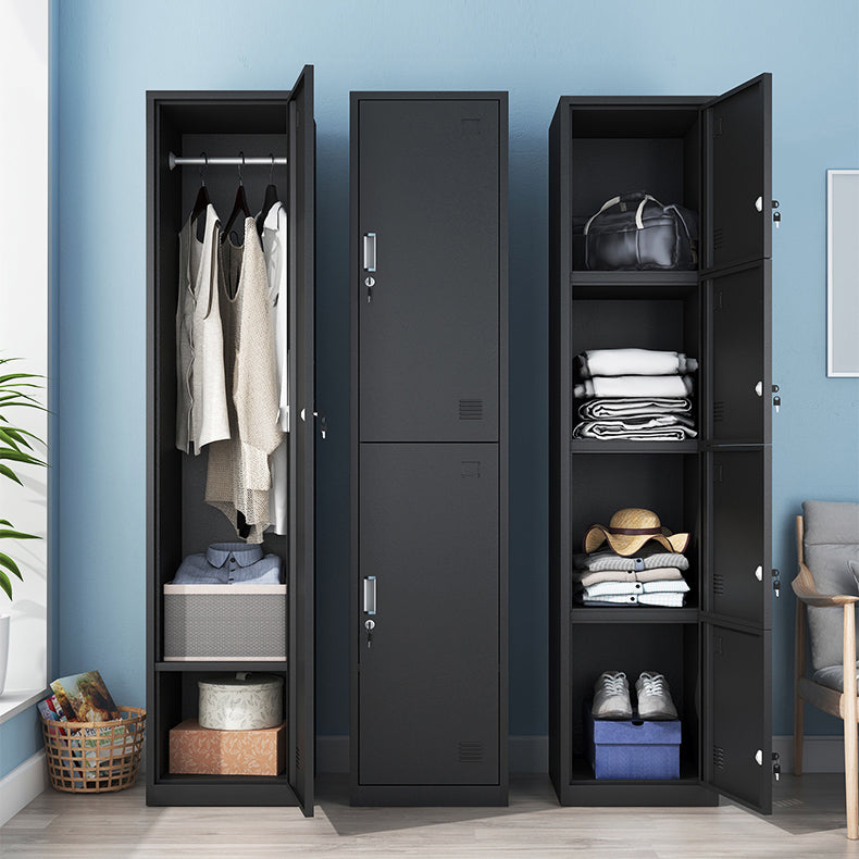 Contemporary Wardrobe Metal Wardrobe Closet for Home,16.54" D x 14.96" W x 70.87" H