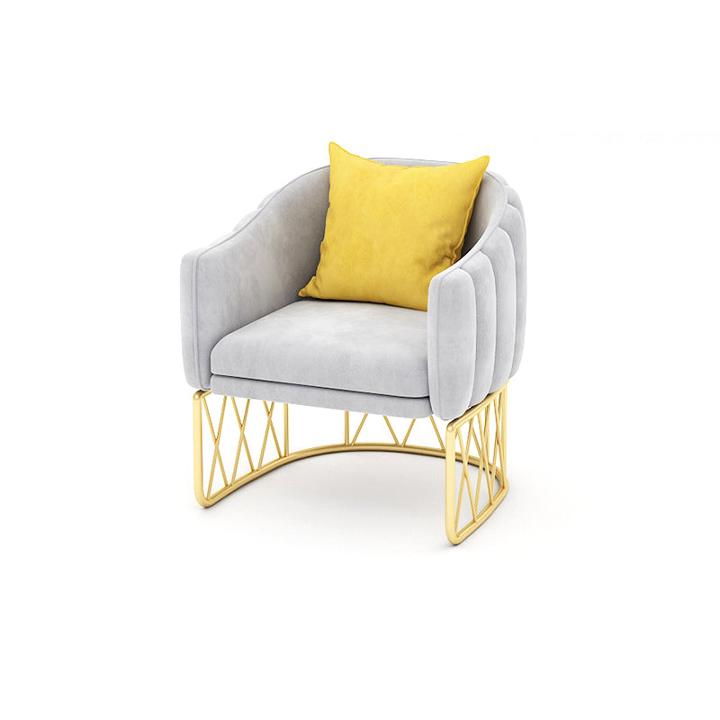 Tight Back Velvet Sofa with Pillows for Apartment 25.59" Wide