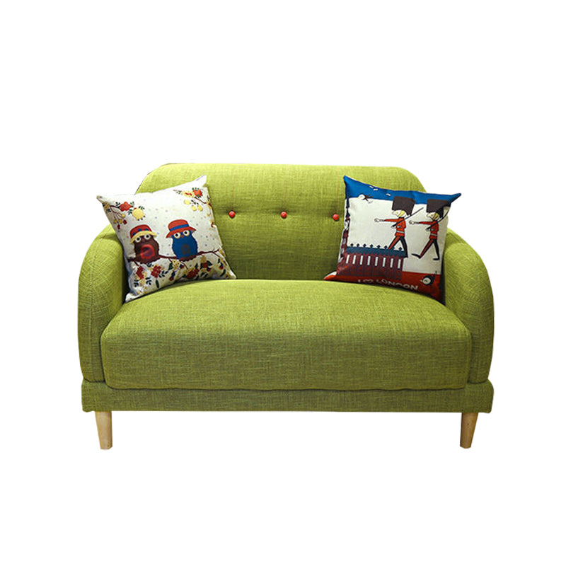 Contemporary Tufted Split-Back Standard Square Arm Living Room Sofa