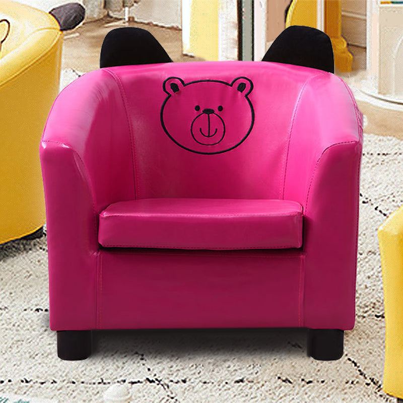 19.29" W x 17.71" D x 17.32" H Cotton Blend Accent Armchair with Basic Four Legs