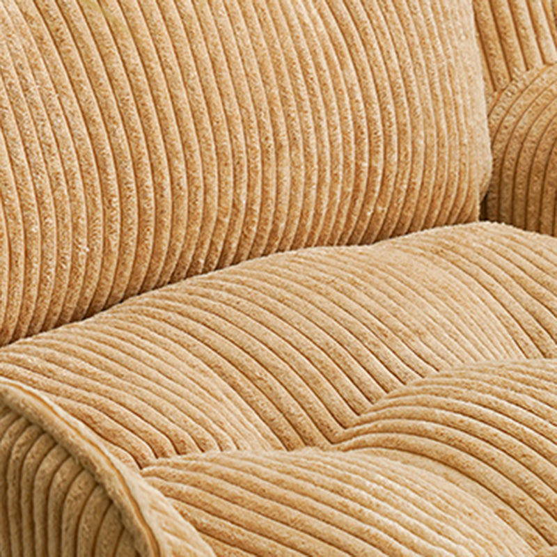 Corduroy Chair  30.70" L x 37.00" W x 46.45" H Tufted Cushions Chair
