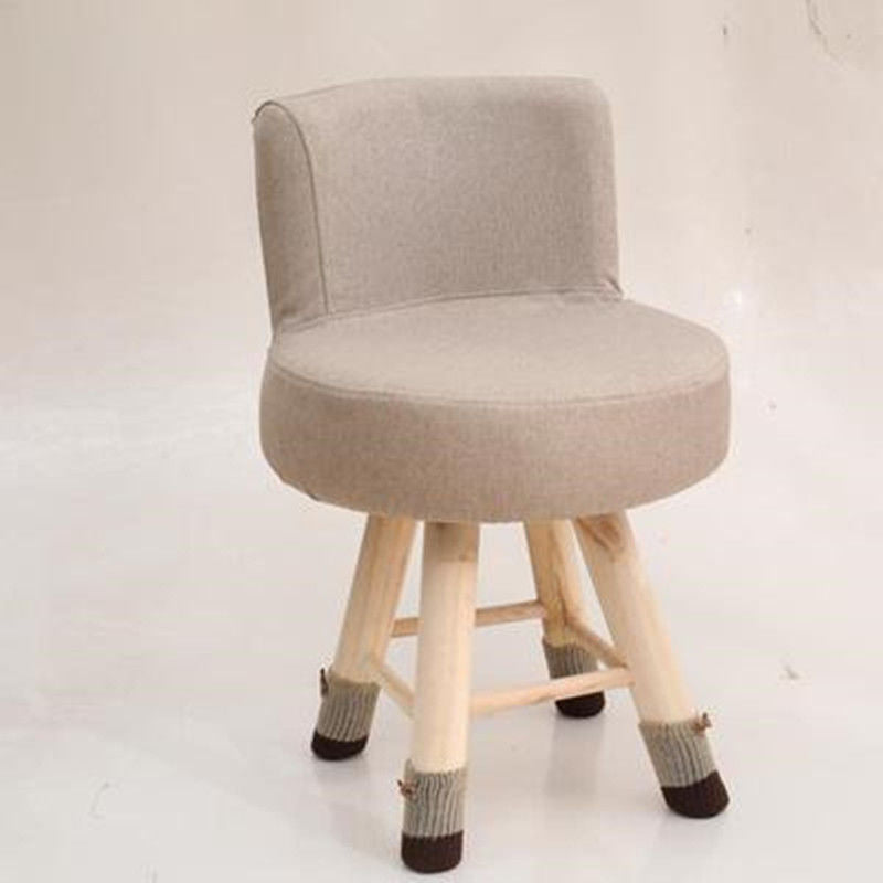 Parsons Chair Armless Solid Wood Frame Chair for Living Room and Bedroom