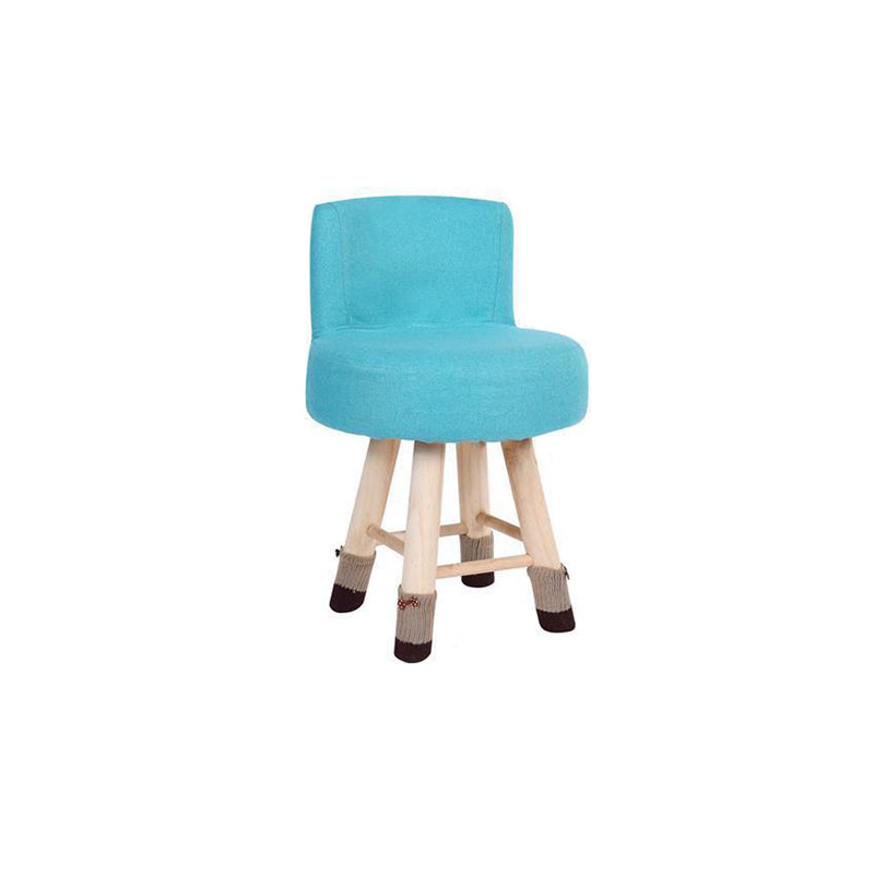 Parsons Chair Armless Solid Wood Frame Chair for Living Room and Bedroom