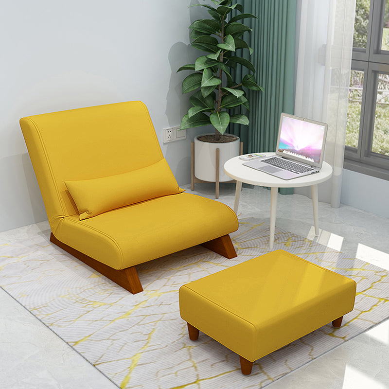 27.95"Wide * 26.37"Deep Cotton Blend Slipper Accent Chair with Tight Back