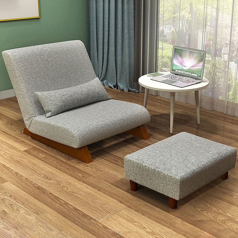 27.95"Wide * 26.37"Deep Cotton Blend Slipper Accent Chair with Tight Back