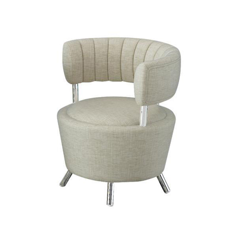 Faux Leather  Chair 25.19" L x 23.22" W x 27.55" H Armless Chair