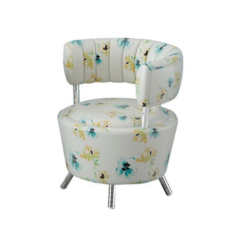 Faux Leather  Chair 25.19" L x 23.22" W x 27.55" H Armless Chair