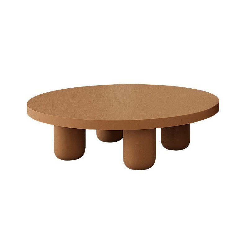 Scandinavian Round Wooden Coffee Table 4 Legs /Pedestal Cocktail Table