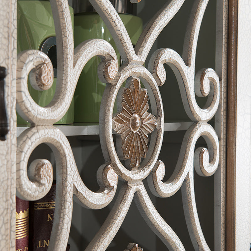 Industrial Accent Cabinet with Drawers and Bracket Legs Side Cabinet