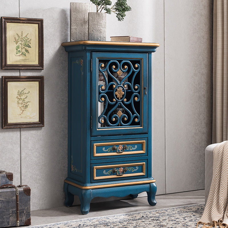 Industrial Accent Cabinet with Drawers and Bracket Legs Side Cabinet