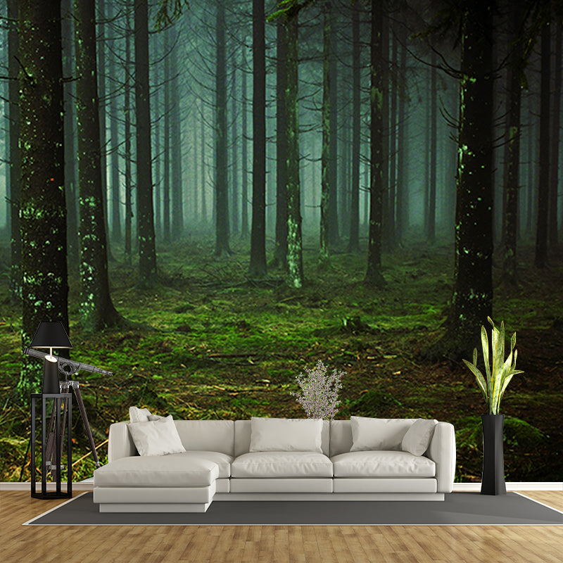 Forest Wall Mural Stain Resistant Environmental Photography Plants Wall Mural