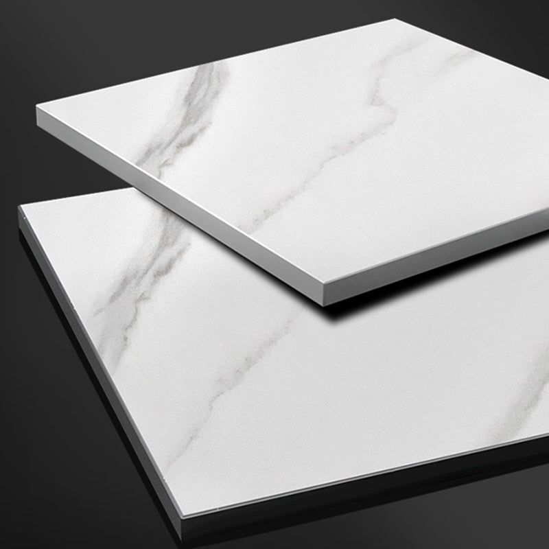 Contemporary Style Stone TV Stand Enclosed Storage TV Cabinet with Drawers