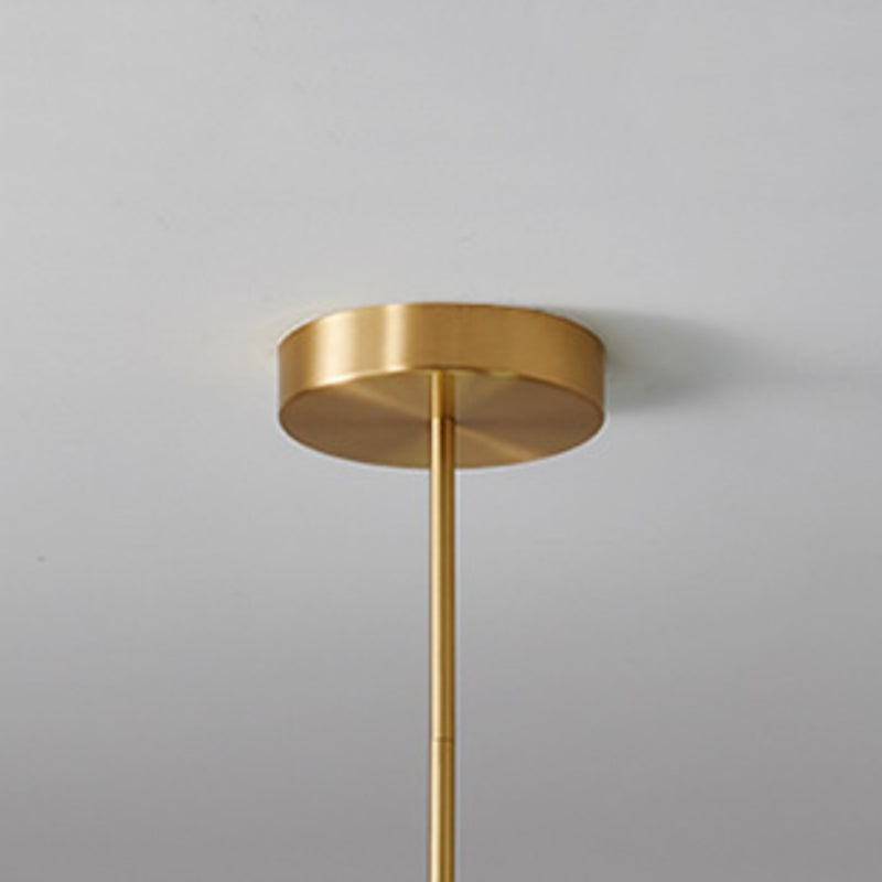 Modern Simple Hanging Lamp Glass Ball Shape Shade Island Light Fixture for Living Room