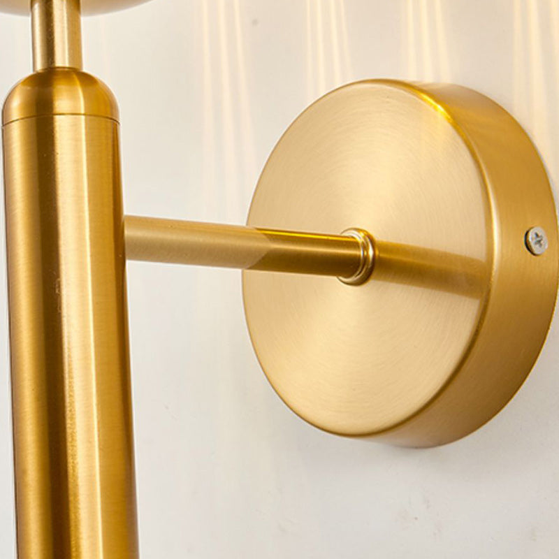 1-Light Ball Wall Lighting Contemporary Glass Wall Mounted Lights