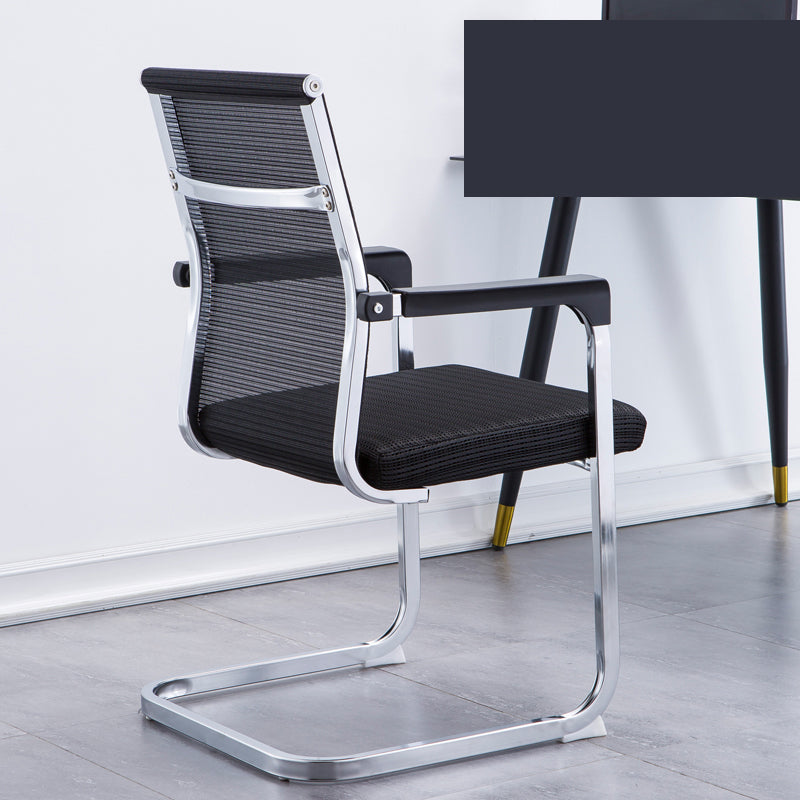 Medium/High Back Office Chair Fixed Arm Task Chair for Home Office