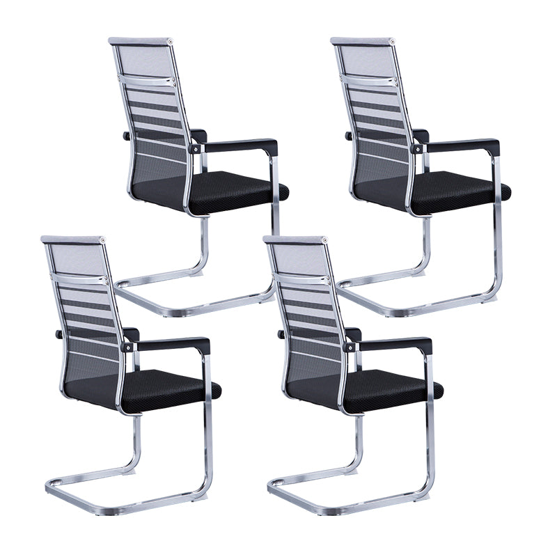 Medium/High Back Office Chair Fixed Arm Task Chair for Home Office