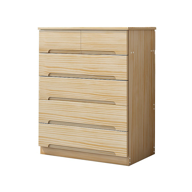 18" D Bedroom Wooden Storage Chest Dresser Modern Storage Chest with Drawers