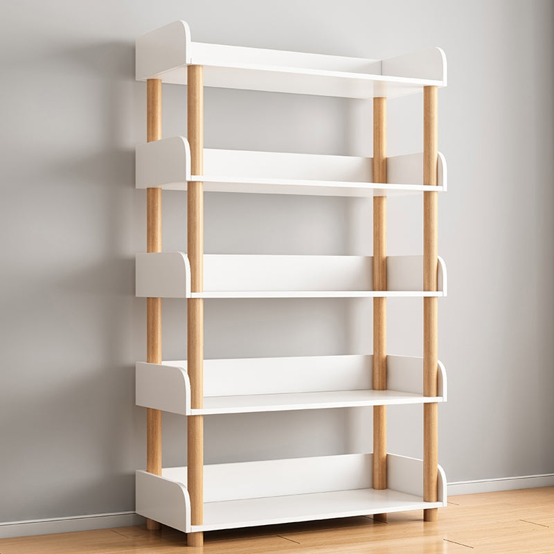 Open Wooden Bookcase Modern Minimalist Home Living Room Bookshelf