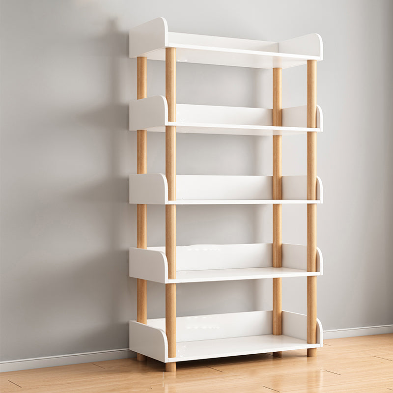 Open Wooden Bookcase Modern Minimalist Home Living Room Bookshelf