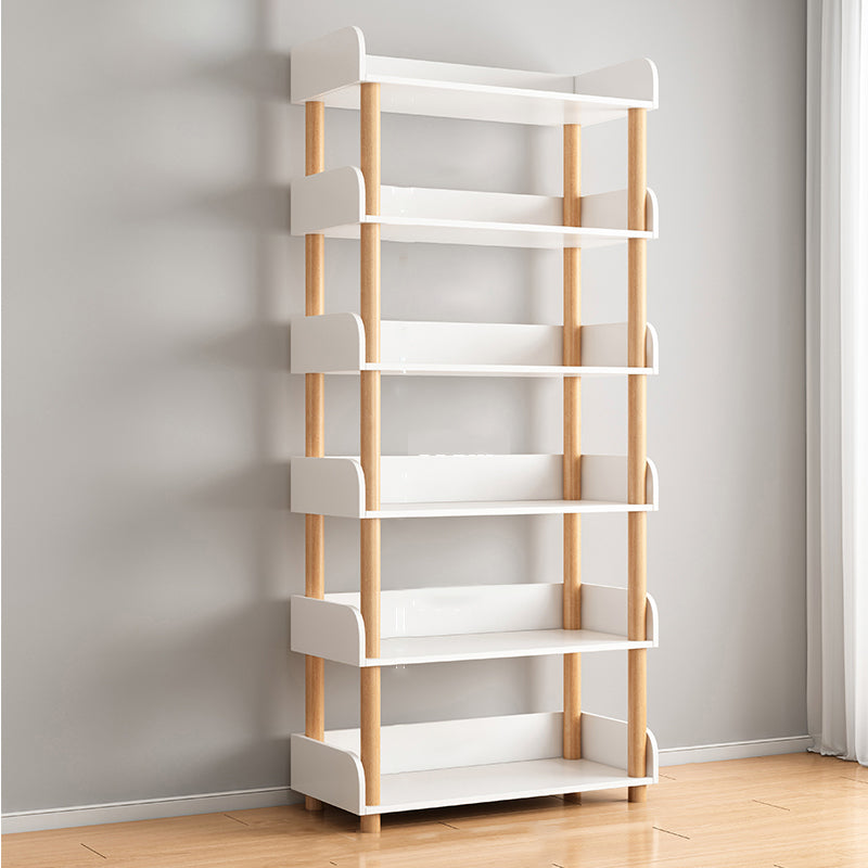Open Wooden Bookcase Modern Minimalist Home Living Room Bookshelf