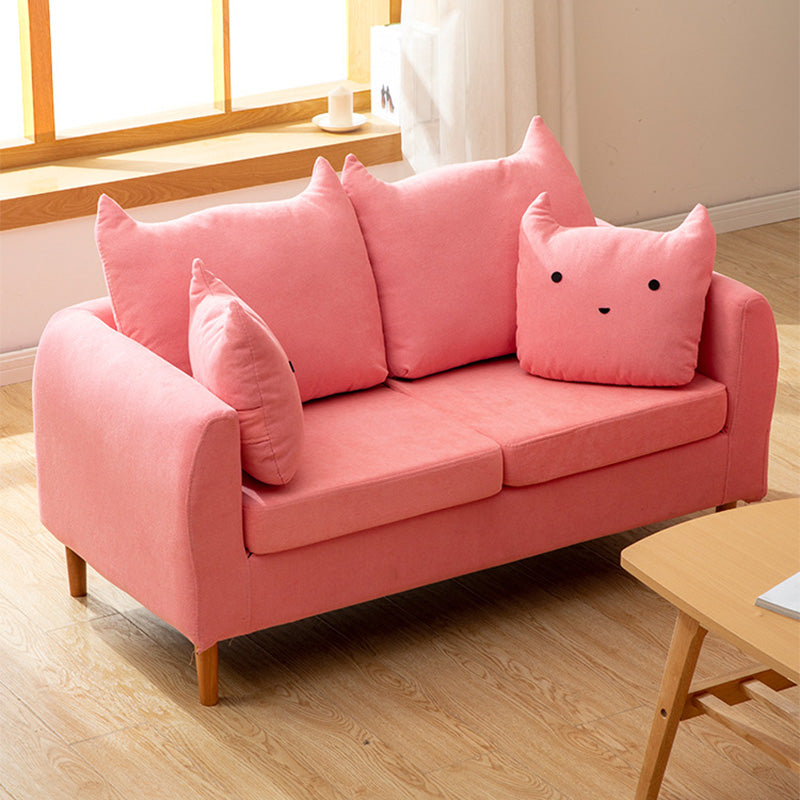 Contemporary Tuxedo Arm Sofa Washable Standard Sofa for Living Room, Apartment
