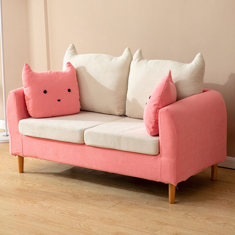 Contemporary Tuxedo Arm Sofa Washable Standard Sofa for Living Room, Apartment