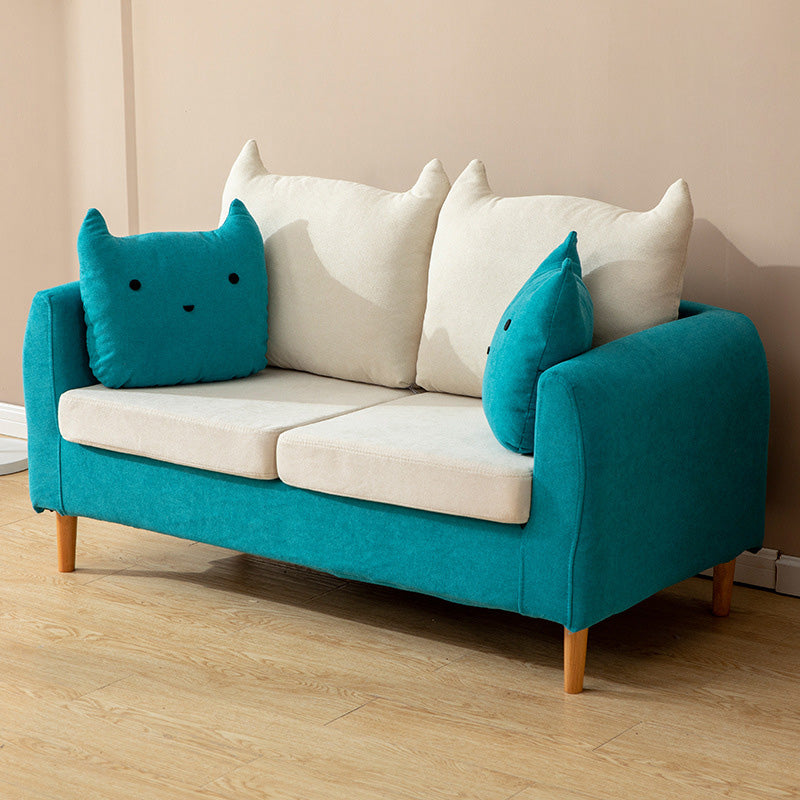 Contemporary Tuxedo Arm Sofa Washable Standard Sofa for Living Room, Apartment