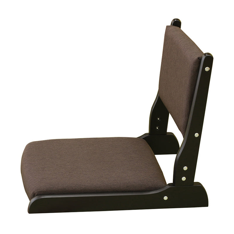 Linen Armless Chair16.9"L x 20.8"W x 18.1"H  Solid Wood Frame Chair