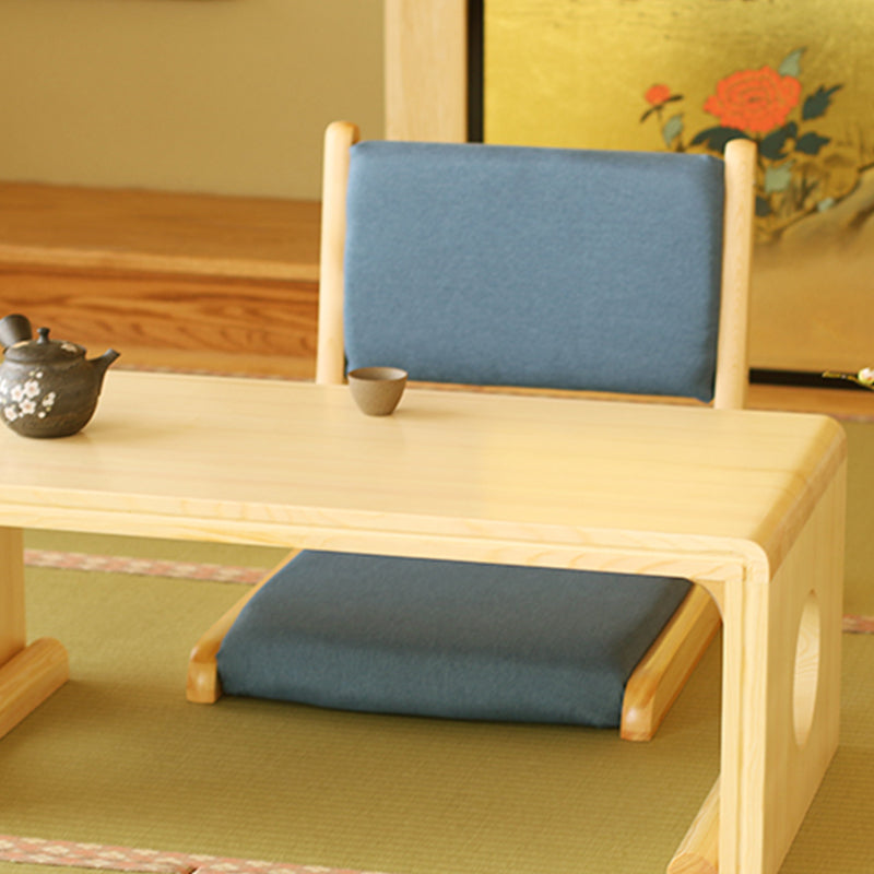 Linen Armless Chair16.9"L x 20.8"W x 18.1"H  Solid Wood Frame Chair