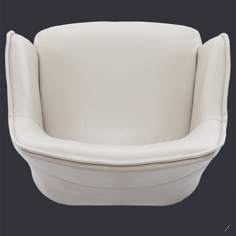 Faux Leather Chair 22.4" L x21.6"W x32.6"H  Arms Included Chair for Living Room