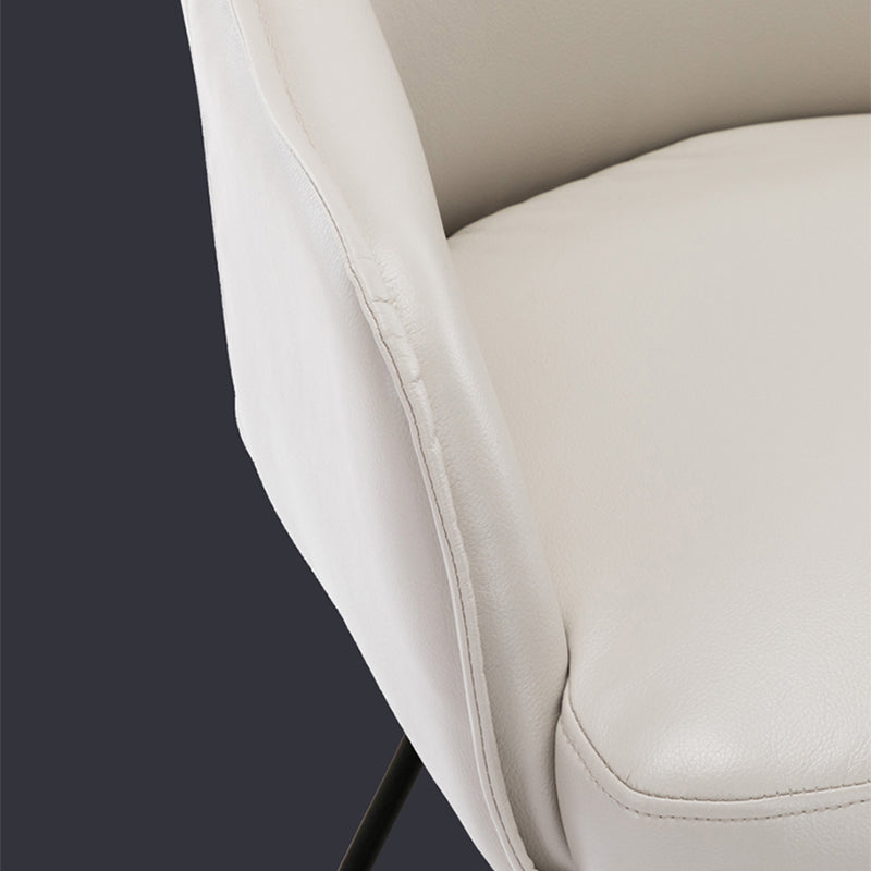 Faux Leather Chair 22.4" L x21.6"W x32.6"H  Arms Included Chair for Living Room