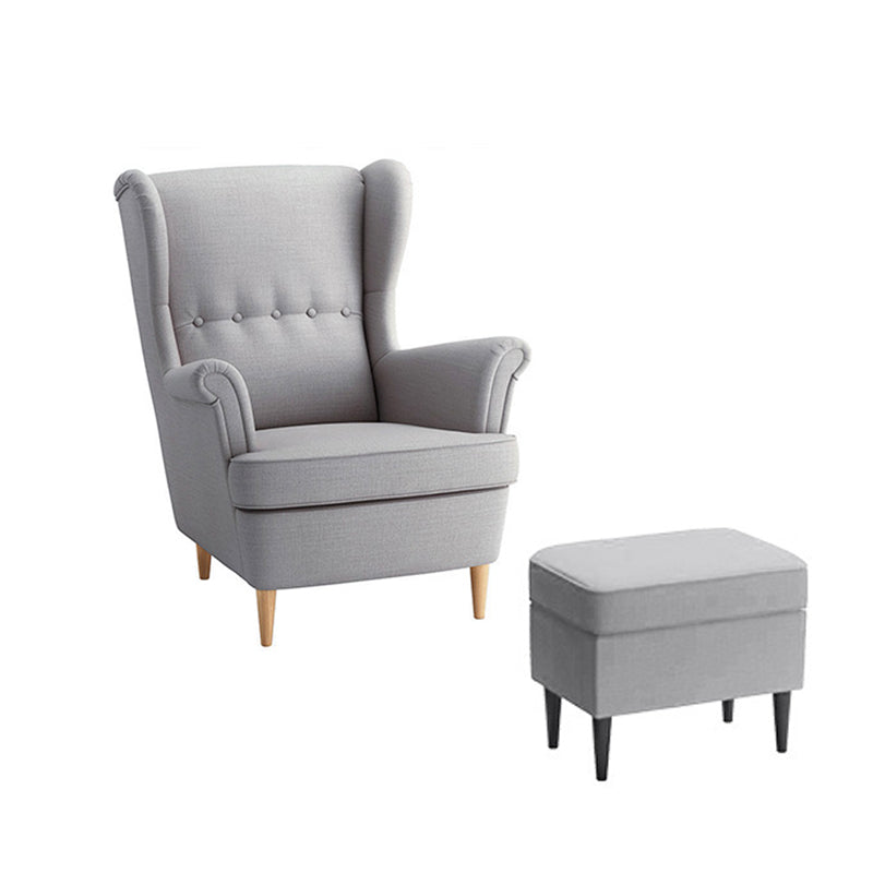 Wingback Chair 31.49" L x 37.79" W x 39.76" H Arms Included Flared Arms Chair