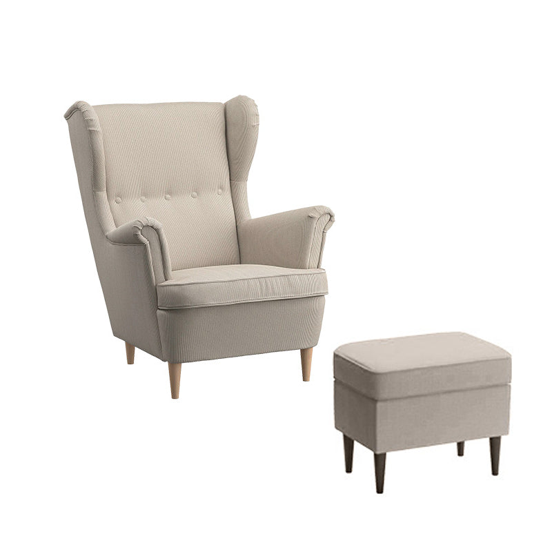 Wingback Chair 31.49" L x 37.79" W x 39.76" H Arms Included Flared Arms Chair