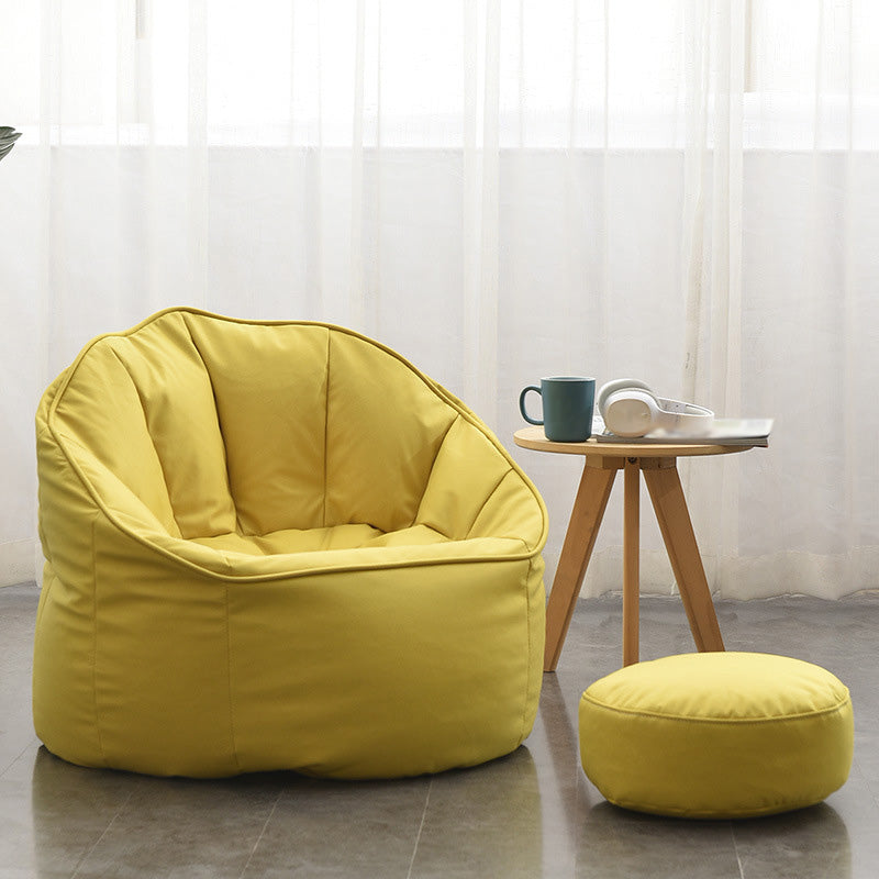 Sloped Arms Chair with Sewn Pillow Back and Storage for Apartment Chair