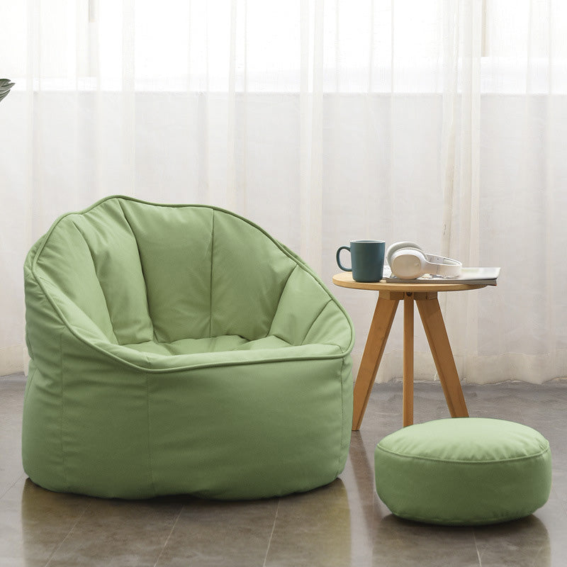 Sloped Arms Chair with Sewn Pillow Back and Storage for Apartment Chair