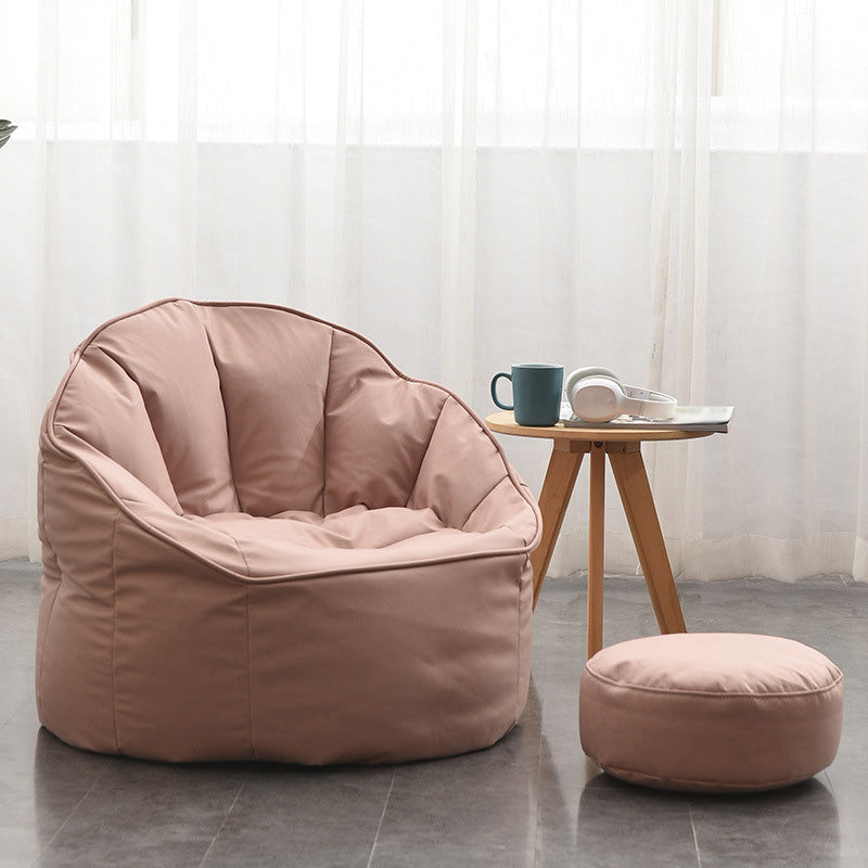 Sloped Arms Chair with Sewn Pillow Back and Storage for Apartment Chair